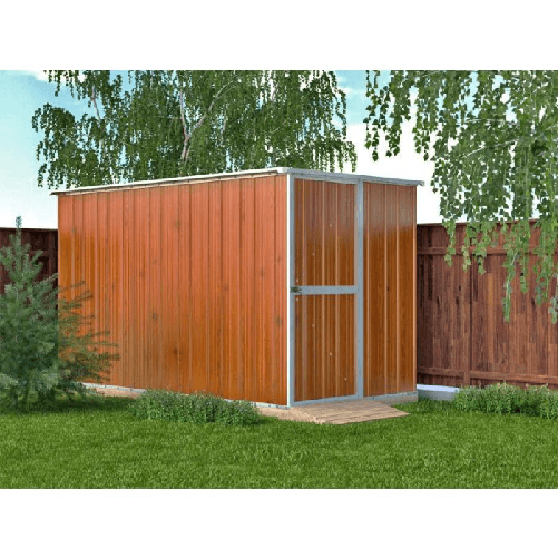 Box-giardino-175x307cm-x-h1.82m---95KG---54mq-casetta-attrezzi-in-Acciaio-Zincato---LEGNO