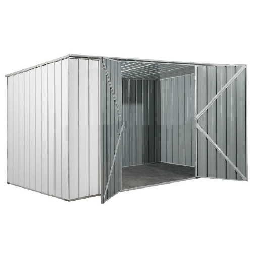 Casetta-345x186cm-x-h1.92m---98KG---6.42mq-deposito-lamiera-Box-in-Acciaio-Zincato---BIANCO
