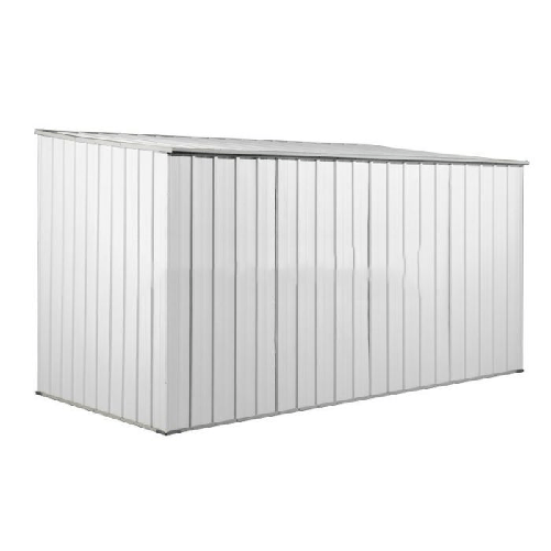 Casetta-345x186cm-x-h1.92m---98KG---6.42mq-deposito-lamiera-Box-in-Acciaio-Zincato---BIANCO