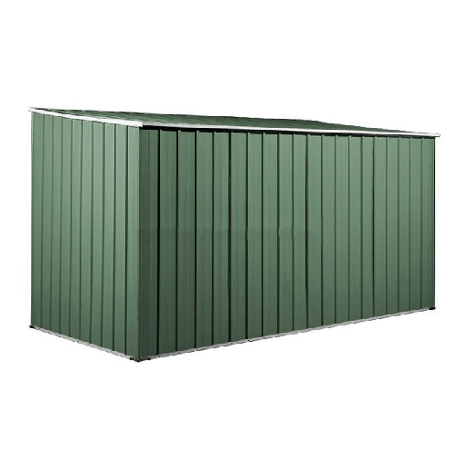 Casetta-giardino-in-lamiera-345x186cm-x-h1.92m---98KG---6.42mq-Box-in-Acciaio-Zincato---VERDE
