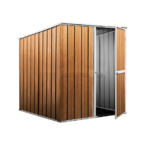 Box-lamiera-175x185cm-x-h1.92m---70KG---292mq-deposito-attrezzi-in-Acciaio-Zincato---LEGNO