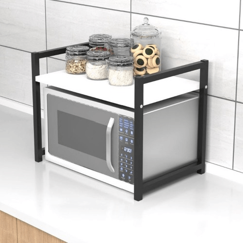 Scaffale-Ripiano-Mensola-da-Appoggio-Multiuso-Cucina-per-Microonde