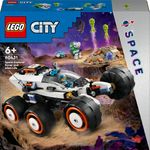 LEGO City 60431 Rover Esploratore Spaziale e Vita Aliena, Giochi per Bambini 6+ con 2 Minifigure di Astronauti