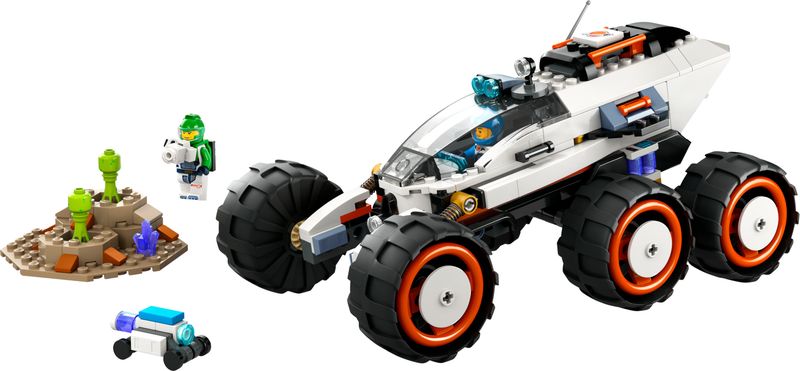 LEGO-City-60431-Rover-Esploratore-Spaziale-e-Vita-Aliena-Giochi-per-Bambini-6--con-2-Minifigure-di-Astronauti-Robot-e-2-Alieni