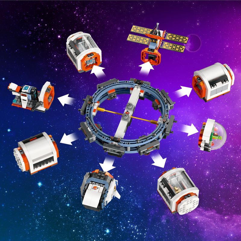 LEGO-City-60433-Stazione-Spaziale-Modulare-Modellino-da-Costruire-per-Collegare-Astronavi-e-Moduli-Gioco-per-Bambini-da-7-