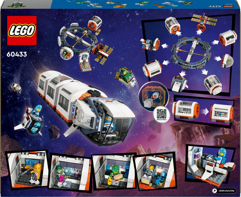 LEGO-City-60433-Stazione-Spaziale-Modulare-Modellino-da-Costruire-per-Collegare-Astronavi-e-Moduli-Gioco-per-Bambini-da-7-