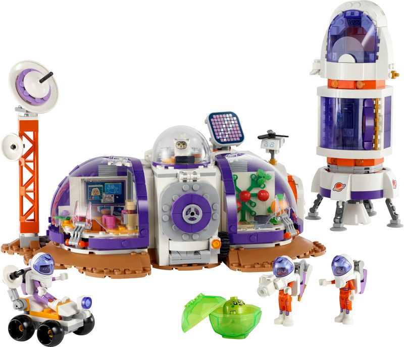 LEGO-Friends-42605-la-Base-Spaziale-su-Marte-e-Razzo-Giochi-per-Bambini-di-8--Anni-con-4-Mini-Bamboline-Rover-e-Accessori