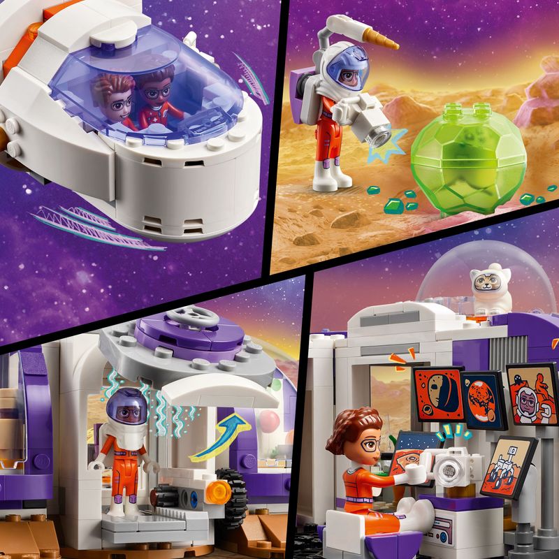 LEGO-Friends-42605-la-Base-Spaziale-su-Marte-e-Razzo-Giochi-per-Bambini-di-8--Anni-con-4-Mini-Bamboline-Rover-e-Accessori