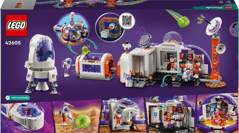 LEGO-Friends-42605-la-Base-Spaziale-su-Marte-e-Razzo-Giochi-per-Bambini-di-8--Anni-con-4-Mini-Bamboline-Rover-e-Accessori