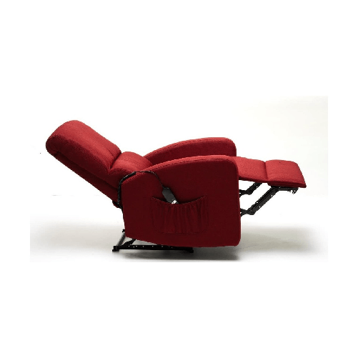 Poltrona-Relax-Reclinabile-in-Tessuto-Rosso-Elettrica-Poggiapiedi-Sofa-Salotto