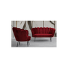 Poltroncina-Poltrona-a-Conchiglia-in-Velluto-Rosso-da-Ufficio-Sala-Sedia-Moderna