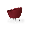 Poltroncina-Poltrona-a-Conchiglia-in-Velluto-Rosso-da-Ufficio-Sala-Sedia-Moderna