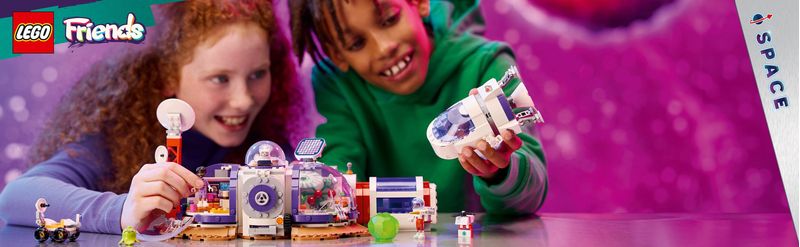 LEGO-Friends-42605-la-Base-Spaziale-su-Marte-e-Razzo-Giochi-per-Bambini-di-8--Anni-con-4-Mini-Bamboline-Rover-e-Accessori