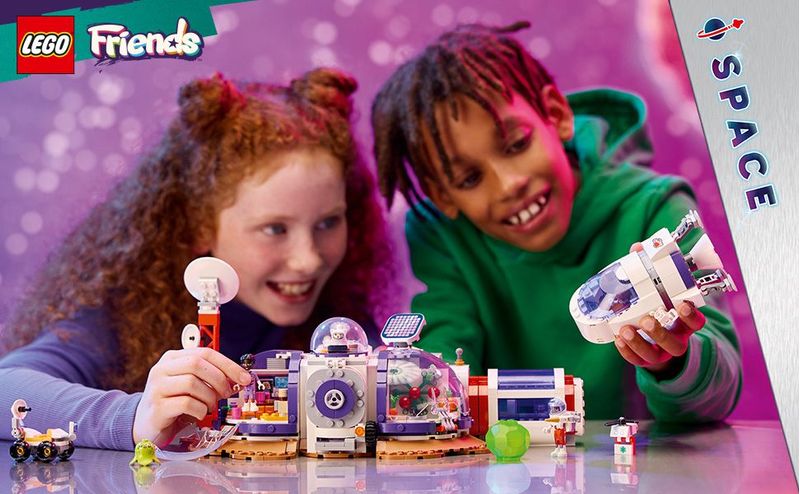 LEGO-Friends-42605-la-Base-Spaziale-su-Marte-e-Razzo-Giochi-per-Bambini-di-8--Anni-con-4-Mini-Bamboline-Rover-e-Accessori