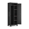 Keter-Armadio-Detroit-Alto-Portascope-Nero-in-Resina-Resistente-da-Esterno