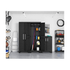 Keter-Armadio-Detroit-Alto-Portascope-Nero-in-Resina-Resistente-da-Esterno