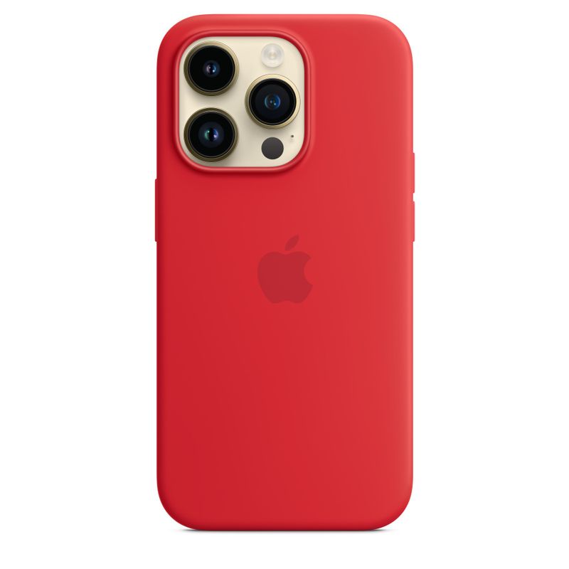 Apple-Custodia-MagSafe-in Silicone-per-iPhone 14 Pro -Product-Red