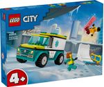 LEGO-City-60403-Ambulanza-di-Emergenza-e-Snowboarder-Veicolo-Giocattolo-per-il-Pronto-Soccorso-Giochi-per-Bambini-4--Anni