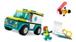 LEGO-City-60403-Ambulanza-di-Emergenza-e-Snowboarder-Veicolo-Giocattolo-per-il-Pronto-Soccorso-Giochi-per-Bambini-4--Anni