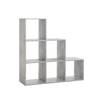 Libreria-a-Cubi-a-Scala-Cemento-Moderna-Mensole-Legno-Divisorio-Scaffali-Ufficio