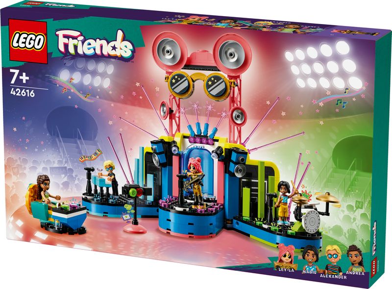 LEGO-Friends-42616-Il-Talent-Show-di-Heartlake-City-Giochi-Musicali-per-Bambini-7--con-4-Mini-Bamboline-e-Palco-Giocattolo