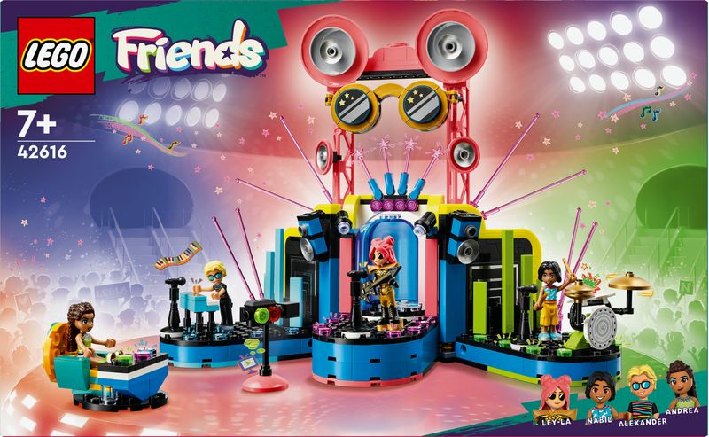 LEGO-Friends-42616-Il-Talent-Show-di-Heartlake-City-Giochi-Musicali-per-Bambini-7--con-4-Mini-Bamboline-e-Palco-Giocattolo