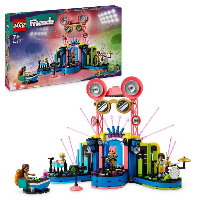 LEGO-Friends-42616-Il-Talent-Show-di-Heartlake-City-Giochi-Musicali-per-Bambini-7--con-4-Mini-Bamboline-e-Palco-Giocattolo