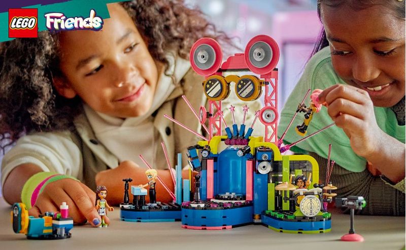 LEGO-Friends-42616-Il-Talent-Show-di-Heartlake-City-Giochi-Musicali-per-Bambini-7--con-4-Mini-Bamboline-e-Palco-Giocattolo