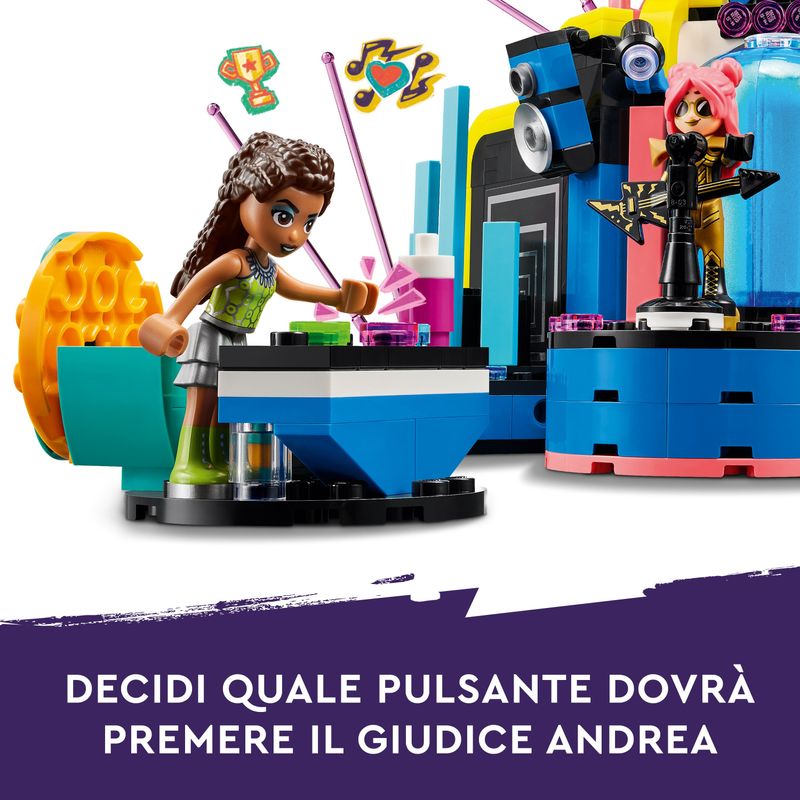 LEGO-Friends-42616-Il-Talent-Show-di-Heartlake-City-Giochi-Musicali-per-Bambini-7--con-4-Mini-Bamboline-e-Palco-Giocattolo