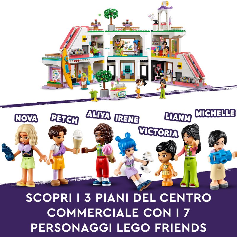 LEGO-Friends-42604-Centro-Commerciale-di-Heartlake-City-Giochi-per-Bambini-di-8--Anni-per-lo-Sviluppo-delle-Abilita--Sociali