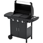 Barbecue a Gas Campignaz Compact 3 EXS con Griglia e piastra Reversibile