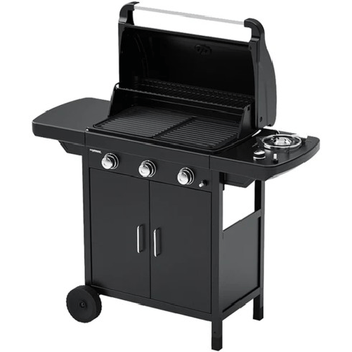 Barbecue-a-Gas-Campignaz-Compact-3-EXS-con-Griglia-e-piastra-Reversibile