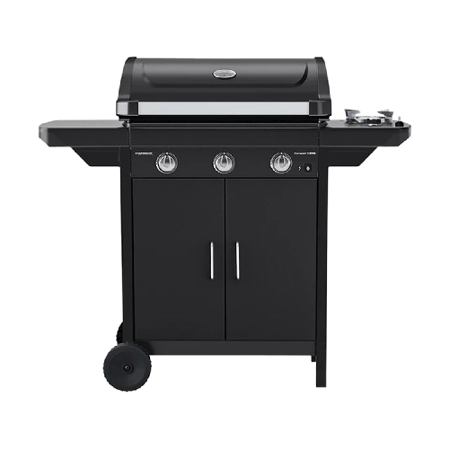 Barbecue-a-Gas-Campignaz-Compact-3-EXS-con-Griglia-e-piastra-Reversibile