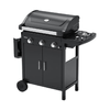 Barbecue-a-Gas-Campignaz-Compact-3-EXS-con-Griglia-e-piastra-Reversibile