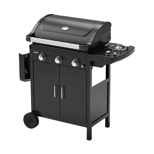 Barbecue-a-Gas-Campignaz-Compact-3-EXS-con-Griglia-e-piastra-Reversibile