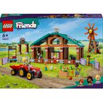 LEGO Friends 42617 Il Santuario degli Animali della Fattoria, Giocattolo con Trattore e 3 Mini Bamboline