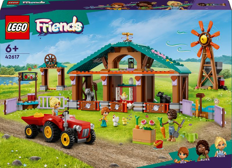 LEGO-Friends-42617-Il-Santuario-degli-Animali-della-Fattoria-Giocattolo-con-Trattore-e-3-Mini-Bamboline-Giochi-per-Bambini-6-