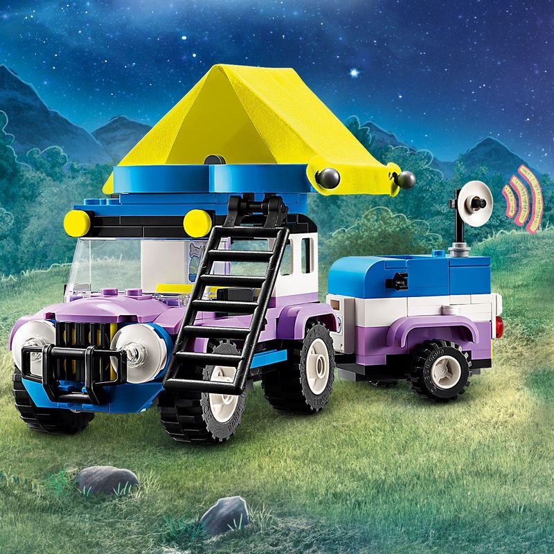 LEGO-Friends-42603-Camping-Van-Sotto-le-Stelle-Giochi-per-Bambini-7--con-Telescopio-Giocattolo-Auto-Mini-Bamboline-e-Cane