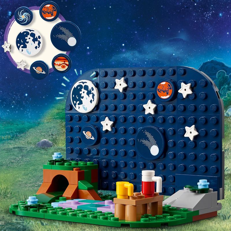 LEGO-Friends-42603-Camping-Van-Sotto-le-Stelle-Giochi-per-Bambini-7--con-Telescopio-Giocattolo-Auto-Mini-Bamboline-e-Cane