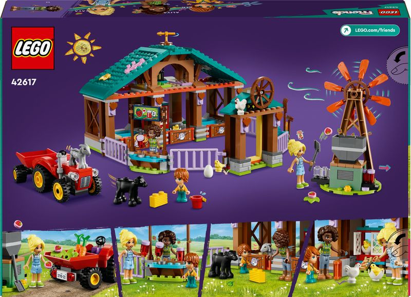 LEGO-Friends-42617-Il-Santuario-degli-Animali-della-Fattoria-Giocattolo-con-Trattore-e-3-Mini-Bamboline-Giochi-per-Bambini-6-