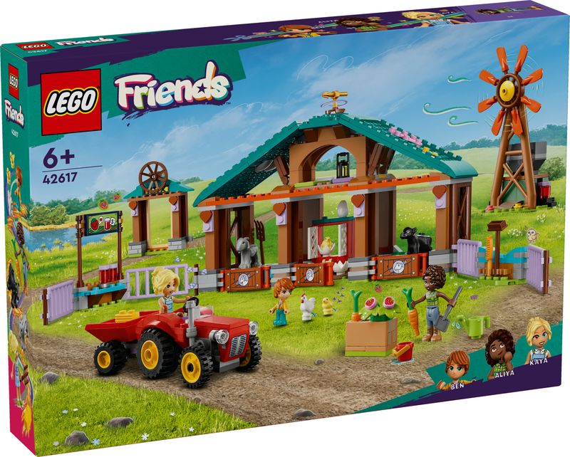 LEGO-Friends-42617-Il-Santuario-degli-Animali-della-Fattoria-Giocattolo-con-Trattore-e-3-Mini-Bamboline-Giochi-per-Bambini-6-