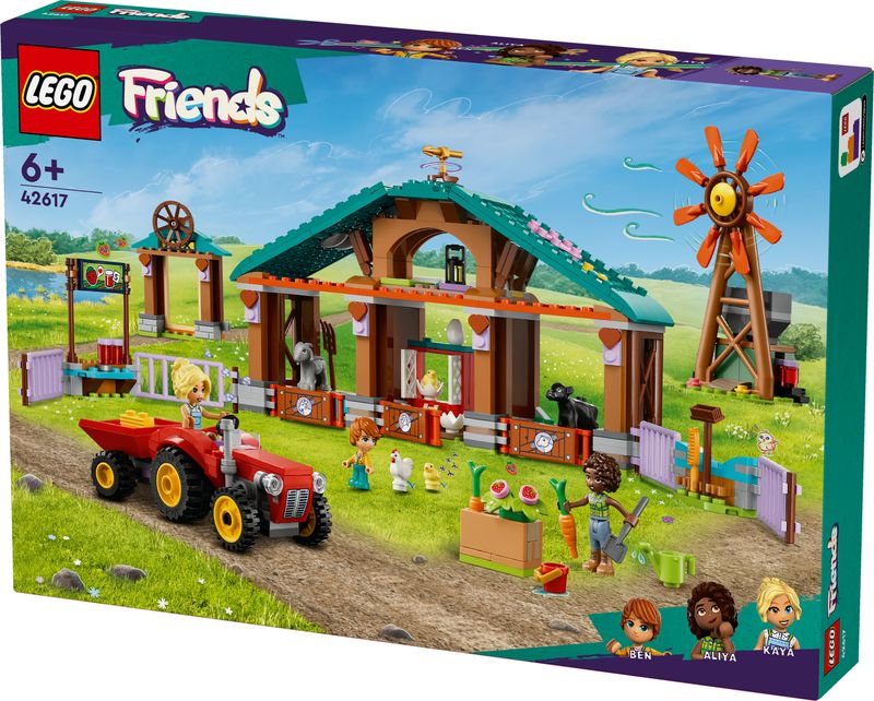 LEGO-Friends-42617-Il-Santuario-degli-Animali-della-Fattoria-Giocattolo-con-Trattore-e-3-Mini-Bamboline-Giochi-per-Bambini-6-