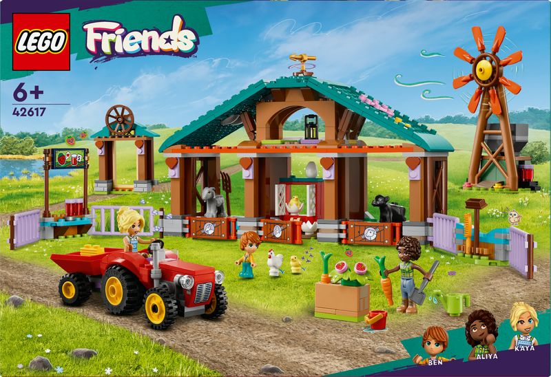 LEGO-Friends-42617-Il-Santuario-degli-Animali-della-Fattoria-Giocattolo-con-Trattore-e-3-Mini-Bamboline-Giochi-per-Bambini-6-