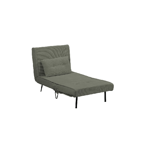 Poltrona-Letto-senza-Braccioli-colore-Verde-con-piedini-in-Metallo