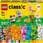 LEGO Classic 11034 Animali Domestici Creativi, Giocattolo per Bambini di 5+ Anni per Costruire Cane