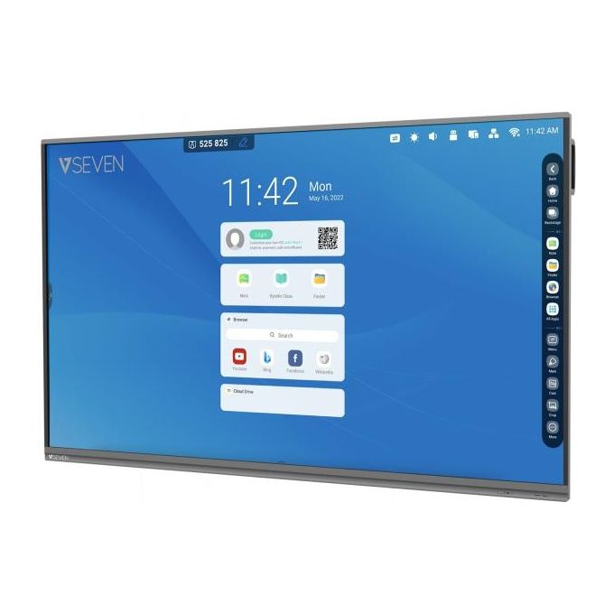 V7-IFP6502-V7PRO-Lavagna-Interattiva-65---3840x2160-Pixel-Touch-Screen-Nero-Usb---Bluetooth