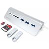 Satechi-Hub-Usb-C-con-Card-Reader-con-Cavo-Silver