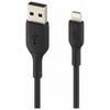 Belkin-Cavo-in-Pvc-da-Usb-A-a-Lightning-1mt-2-Pezzi-Nero