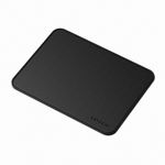 Satechi Tappetino per Mouse in Ecopelle 25x19cm Sicuro per Superfici in Legno Laccate e Verniciate Nero