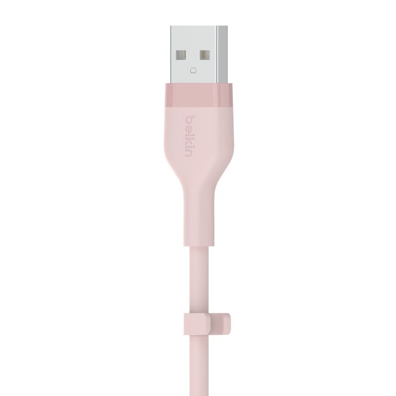 Belkin-Cavo-in-Silicone-da-Usb-A-a-Lightning-1mt-Rosa
